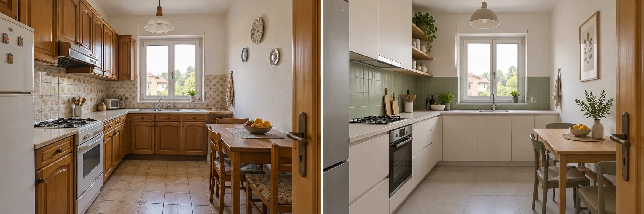 La cucina, ripensata, prima